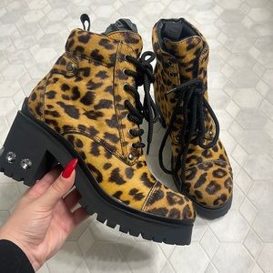 Miu Miu Leopard Boot